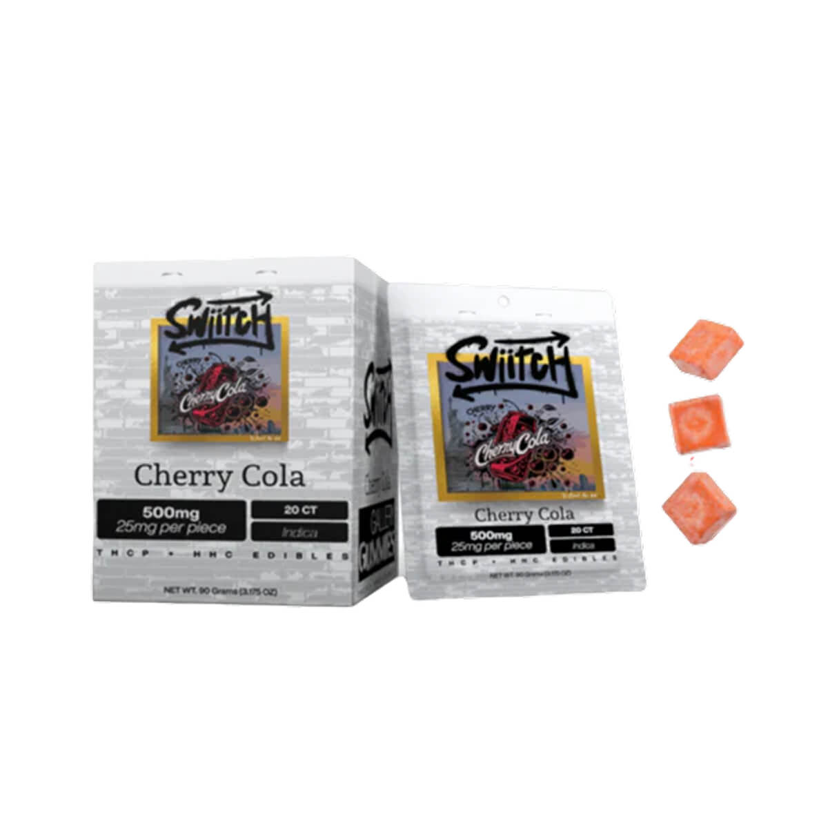 Swiitch (500MG) Cherry Cola - THCP + HHC Gummies