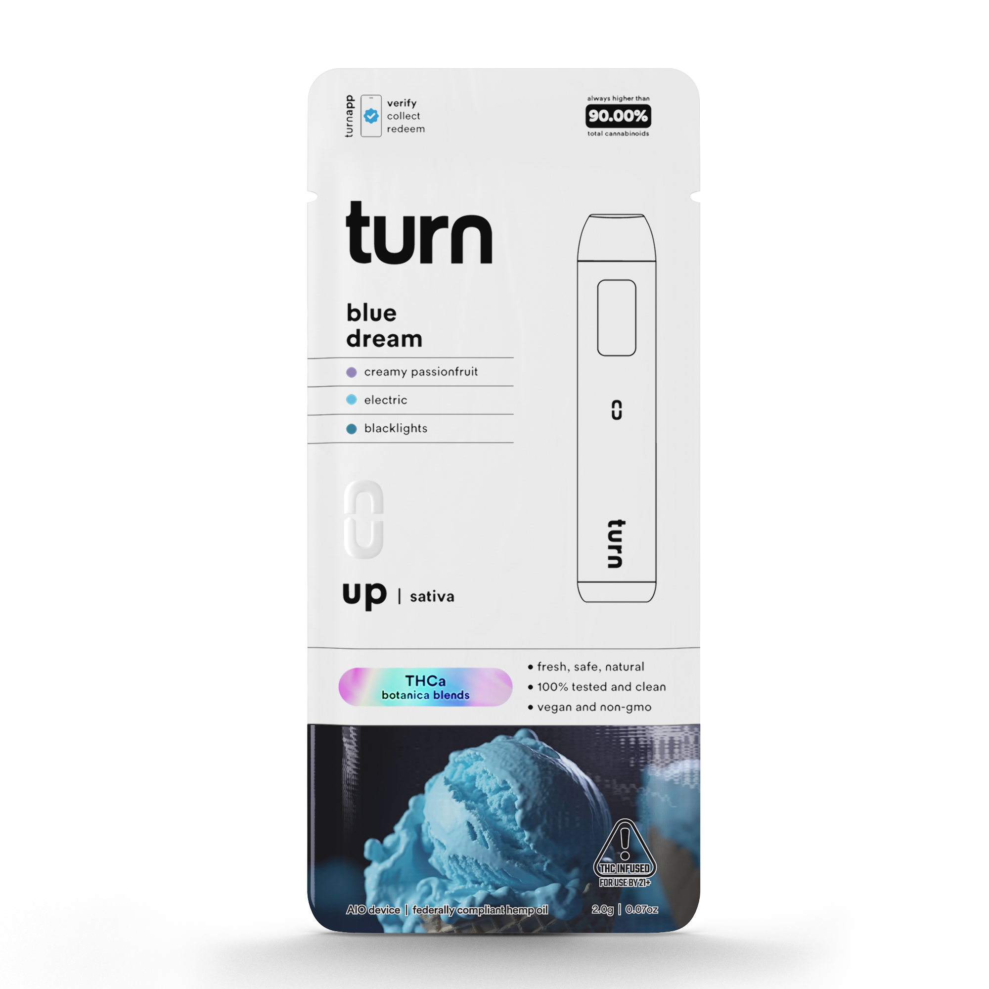 Turn - 2G THCa Blue Dream - sativa