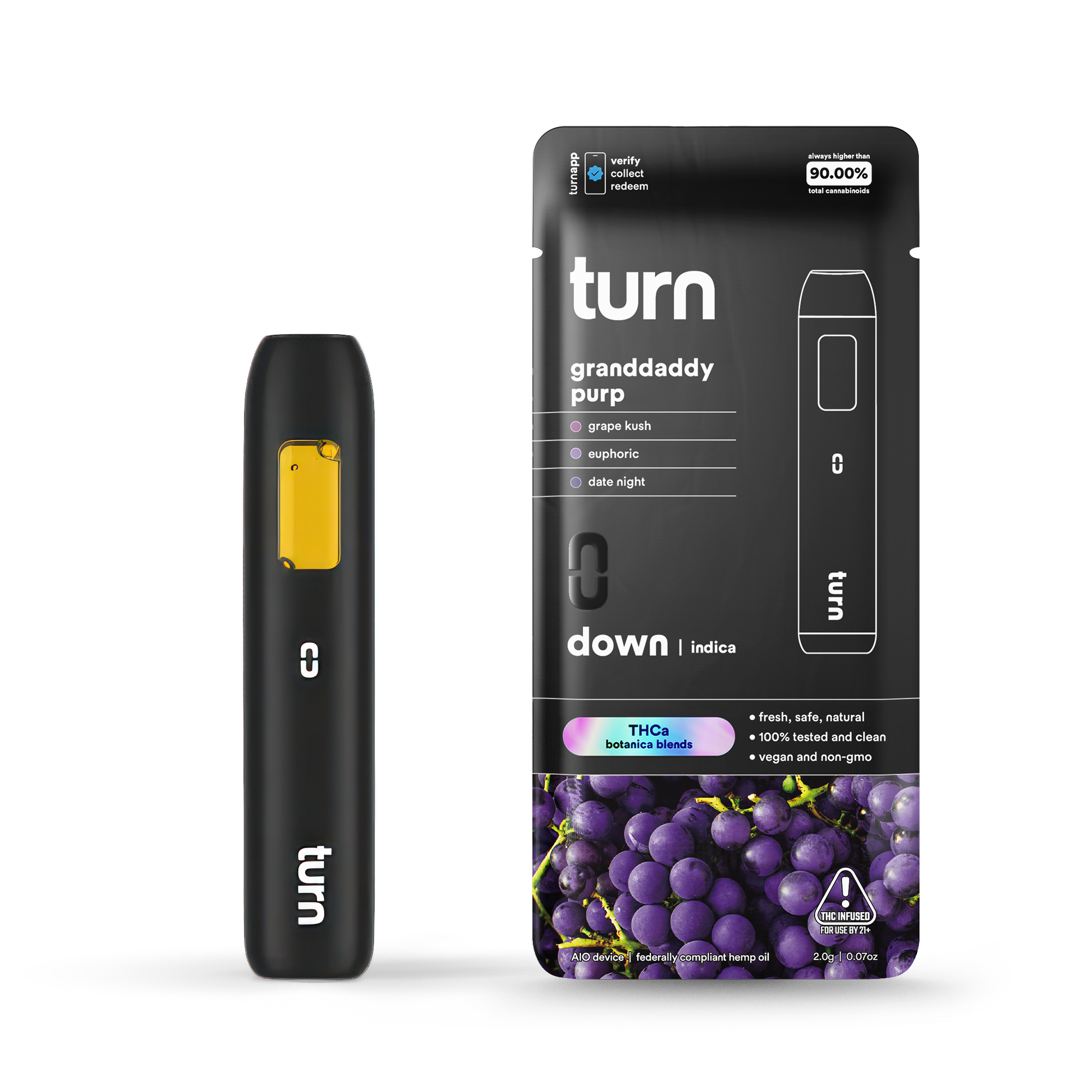 Turn - 2G THCa Granddaddy Purp - indica