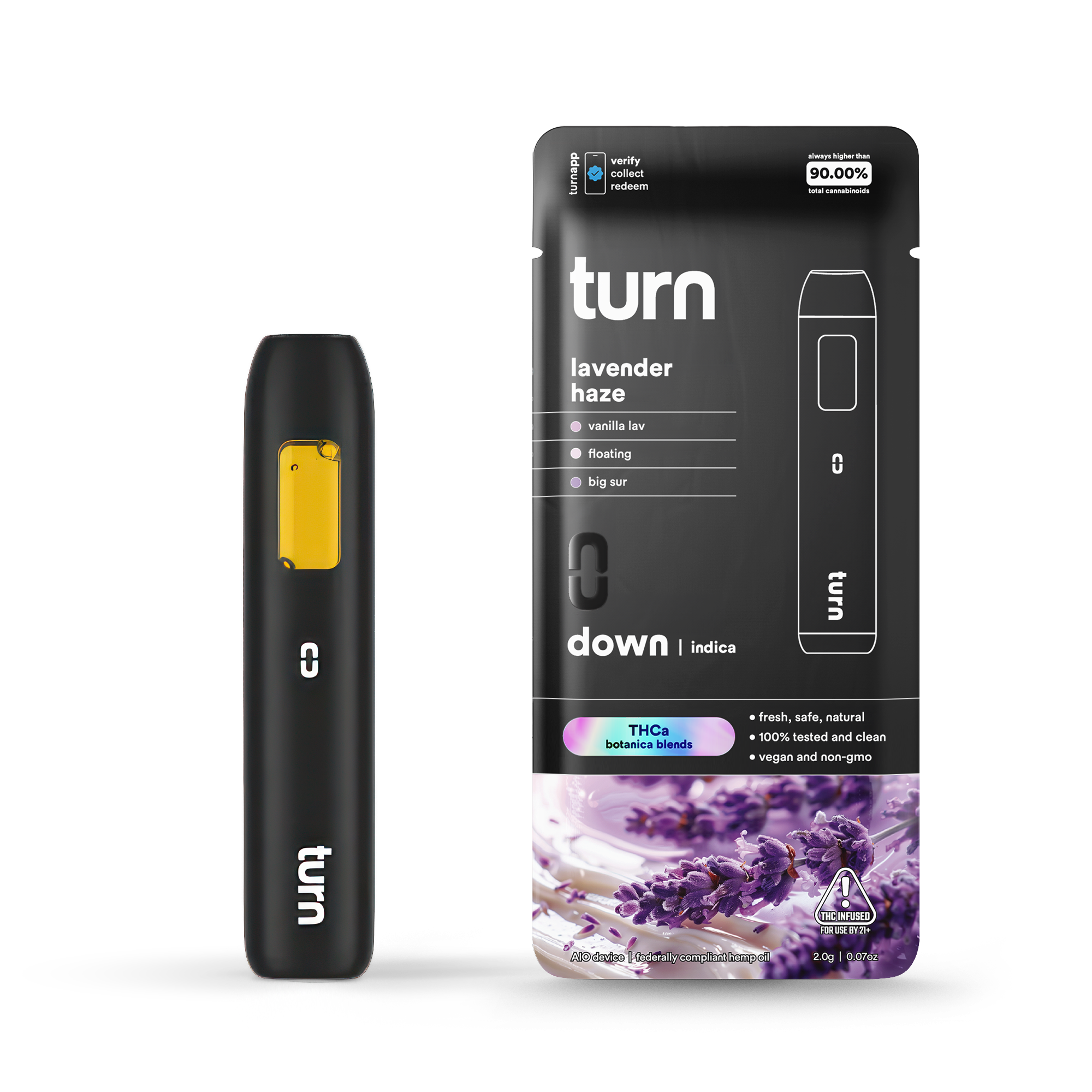 Turn - 2G THCa Lavender Haze - indica